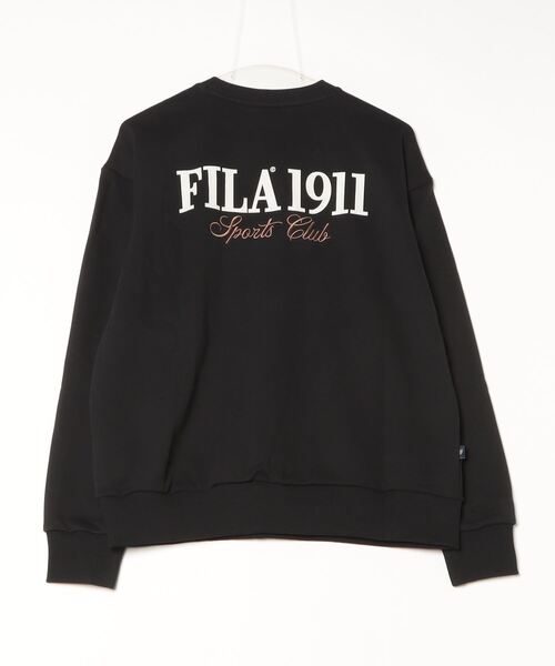 FILA（フィラ）の「Big graphic Sweatshirt（スウェット・レディース・ブラック/ライトブルー/オレンジ・S/M/L/XL）」の4枚目の写真
