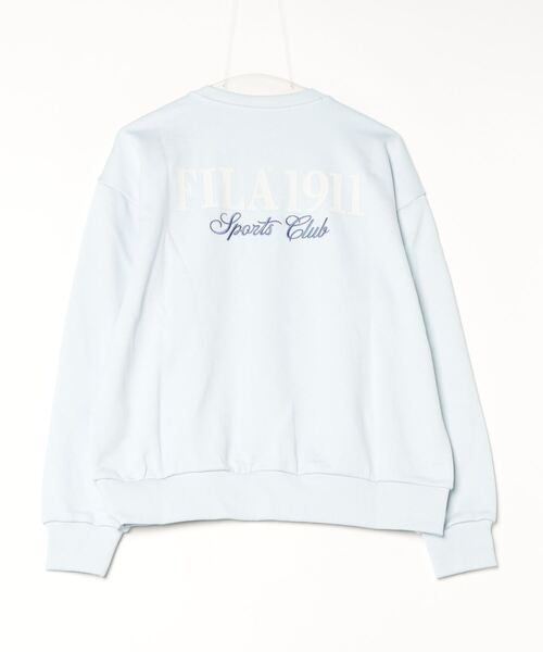 FILA（フィラ）の「Big graphic Sweatshirt（スウェット・レディース・ブラック/ライトブルー/オレンジ・S/M/L/XL）」の5枚目の写真