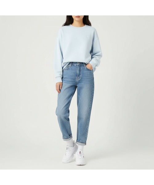 FILA（フィラ）の「Big graphic Sweatshirt（スウェット・レディース・ブラック/ライトブルー/オレンジ・S/M/L/XL）」の13枚目の写真