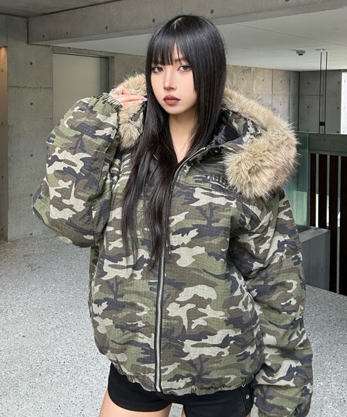 KsG ファージャケット　Mサイズ カモフラージュレタリングファージャケット（その他アウター）｜KsG