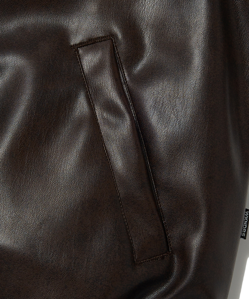 WKNDRS(ウィーキャンドース)の「PIERROT LEATHER JK (BROWN)(ライダースジャケット・レディース・その他・MEDIUM/LARGE/X-LARGE)」の5枚目の写真
