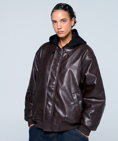 WKNDRS(ウィーキャンドース)の「PIERROT LEATHER JK (BROWN)(ライダースジャケット・レディース・その他・MEDIUM/LARGE/X-LARGE)」の7枚目の写真