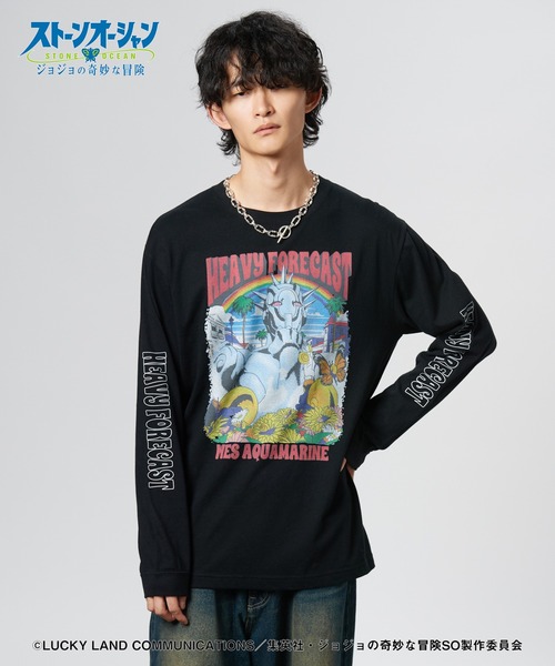 glamb(グラム)の「Weather・R Cutsew(Tシャツ/カットソー・メンズ・ホワイト/ブラック・S/M/L/XL)」の2枚目の写真
