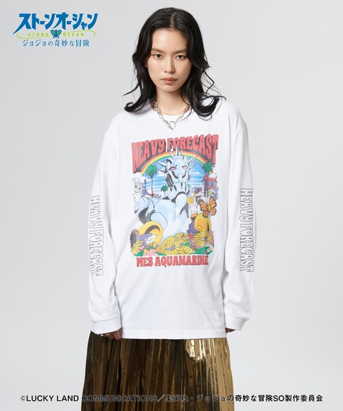 glamb(グラム)の「Weather・R Cutsew(Tシャツ/カットソー・メンズ・ホワイト/ブラック・S/M/L/XL)」の7枚目の写真