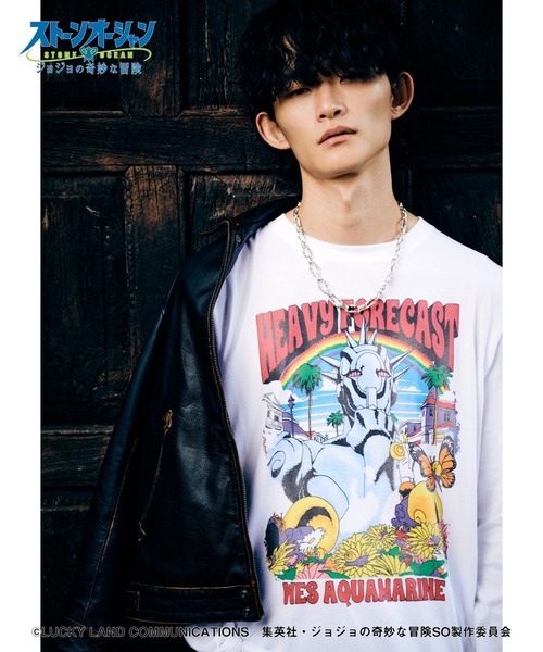 glamb(グラム)の「Weather・R Cutsew(Tシャツ/カットソー・メンズ・ホワイト/ブラック・S/M/L/XL)」の11枚目の写真