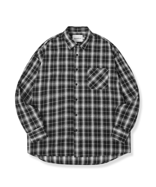 AVANDRESS(アバンドレス )の「Smith Overfit Check Shirt BLACK(シャツ/ブラウス・レディース・ブラック・LARGE/MEDIUM/X-LARGE/SMALL)」の5枚目の写真