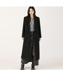 AVANDRESS（アバンドレス ）の「Anna Double Long Coat BLACK（チェスターコート）」