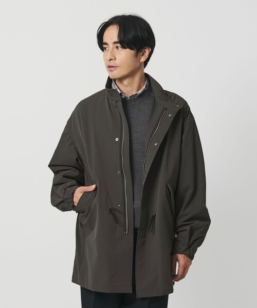 BEAUTY&YOUTH UNITED ARROWS（ビューティーアンドユースユナイテッドアローズ）の「KOMATSU PACK URK ミリタリー コート ストレッチ 裏起毛（ミリタリージャケット・メンズ・ダークグレー/ブラック・L/XL/M/S）」の9枚目の写真