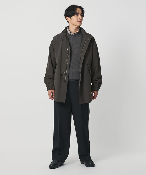 BEAUTY&YOUTH UNITED ARROWS（ビューティーアンドユースユナイテッドアローズ）の「KOMATSU PACK URK ミリタリー コート ストレッチ 裏起毛（ミリタリージャケット・メンズ・ダークグレー/ブラック・L/XL/M/S）」の10枚目の写真