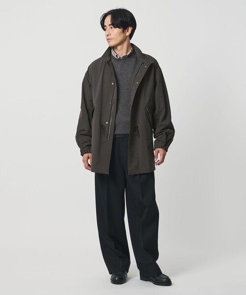 BEAUTY&YOUTH UNITED ARROWS（ビューティーアンドユースユナイテッドアローズ）の「KOMATSU PACK URK ミリタリー コート ストレッチ 裏起毛（ミリタリージャケット・メンズ・ダークグレー/ブラック・L/XL/M/S）」の11枚目の写真