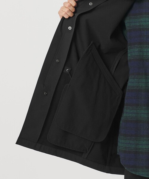 BEAUTY&YOUTH UNITED ARROWS（ビューティーアンドユースユナイテッドアローズ）の「KOMATSU PACK URK ミリタリー コート ストレッチ 裏起毛（ミリタリージャケット・メンズ・ダークグレー/ブラック・L/XL/M/S）」の18枚目の写真