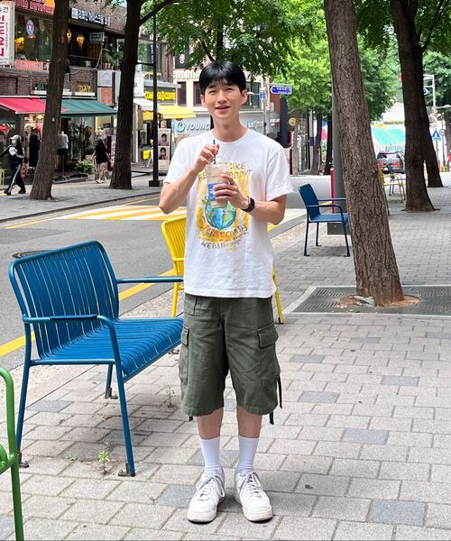MUSINSA STANDARD（ムシンサスタンダード）の「ブリティッシュアーミーカーゴバミューダパンツ[カーキ]（その他パンツ・メンズ・その他・26/27/28/29/36/34/32/30/31/33/42）」の11枚目の写真
