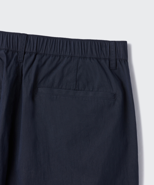 MUSINSA STANDARD（ムシンサスタンダード）の「[シティレジャー] CN ワンタック ワイドバンディングパンツ [ネイビー]（その他パンツ・メンズ・その他・40/42/30/31/26/27/28/29/34）」の6枚目の写真