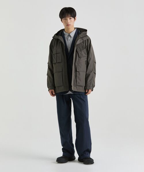 MUSINSA STANDARD（ムシンサスタンダード）の「[シティレジャー] CN ワンタック ワイドバンディングパンツ [ネイビー]（その他パンツ・メンズ・その他・40/42/30/31/26/27/28/29/34）」の9枚目の写真