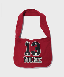 YOUHEE（ユヒ）の「YOUHEE TERRY BIG BAG RED（メッセンジャーバッグ）」