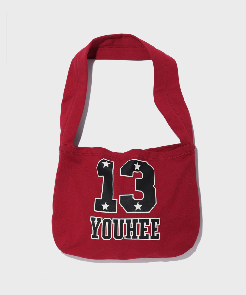 YOUHEE(ユヒ)の「YOUHEE TERRY BIG BAG RED(メッセンジャーバッグ・レディース・その他・FREE)」の1枚目の写真