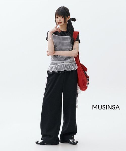 YOUHEE(ユヒ)の「YOUHEE TERRY BIG BAG RED(メッセンジャーバッグ・レディース・その他・FREE)」の2枚目の写真