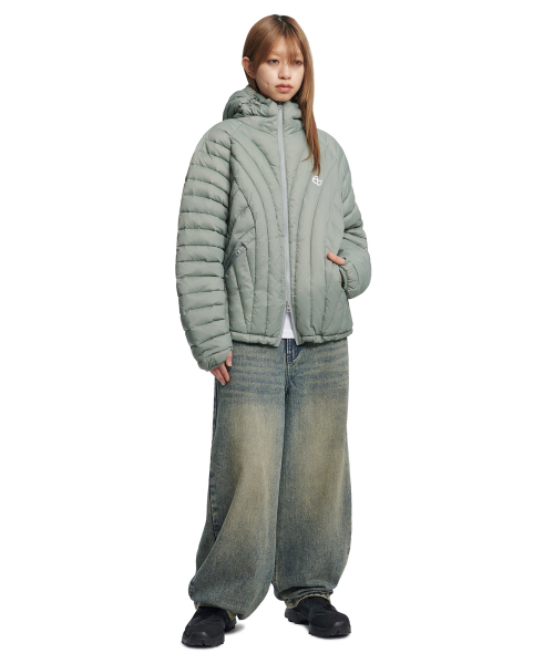 NOMANUAL(NOMANUAL)の「NUBES LIGHT DUCK DOWN - PALE KHAKI(ダウンジャケット/コート・レディース・その他・SMALL/MEDIUM/LARGE/X-LARGE)」の5枚目の写真