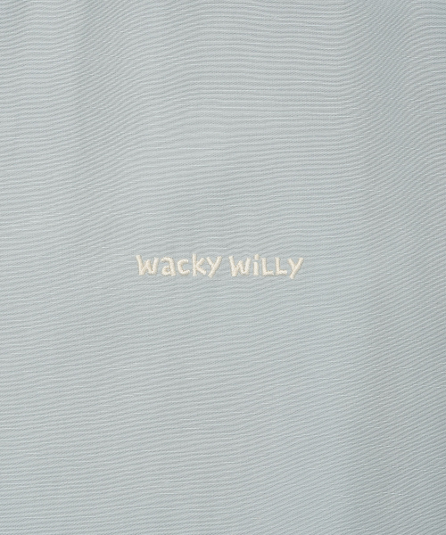 Wacky WiLLy(ワッキーウィリー)の「リネン混合オーバーサイズ半袖シャツスカイブルー(シャツ/ブラウス・レディース・その他・MEDIUM/LARGE/X-LARGE/SMALL)」の5枚目の写真