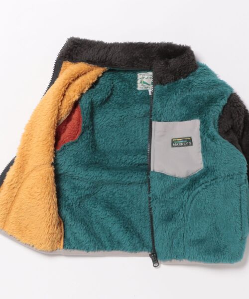 MARKEY'S（マーキーズ）の「ボアフリースクレイジージャケット（その他アウター・キッズ・グリーン系その他・90/100/110/120/130/140/150）」の19枚目の写真