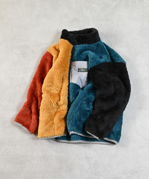 MARKEY'S（マーキーズ）の「ボアフリースクレイジージャケット（その他アウター・キッズ・グリーン系その他・90/100/110/120/130/140/150）」の2枚目の写真