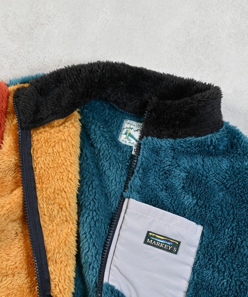 MARKEY'S（マーキーズ）の「ボアフリースクレイジージャケット（その他アウター・キッズ・グリーン系その他・90/100/110/120/130/140/150）」の7枚目の写真