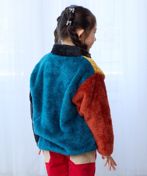 MARKEY'S（マーキーズ）の「ボアフリースクレイジージャケット（その他アウター・キッズ・グリーン系その他・90/100/110/120/130/140/150）」の11枚目の写真