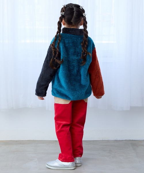 MARKEY'S（マーキーズ）の「ボアフリースクレイジージャケット（その他アウター・キッズ・グリーン系その他・90/100/110/120/130/140/150）」の14枚目の写真