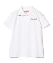 〈WOMEN〉 ORANGE LABEL / USシリーズ SQR ストレッチ鹿の子 ポロシャツ(吸水速乾・UVカット)