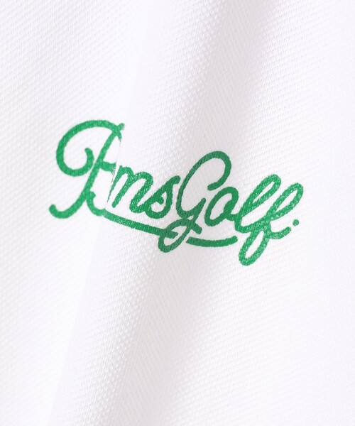 BEAMS GOLF(ビームスゴルフ)の「〈WOMEN〉 ORANGE LABEL / USシリーズ SQR ストレッチ鹿の子 ポロシャツ(吸水速乾・UVカット)(ポロシャツ・レディース・ネイビー/ホワイト・LARGE/SMALL/MEDIUM)」の9枚目の写真