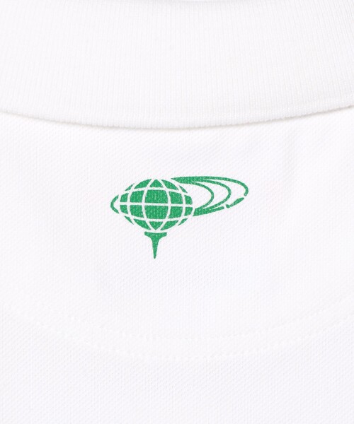 BEAMS GOLF(ビームスゴルフ)の「〈WOMEN〉 ORANGE LABEL / USシリーズ SQR ストレッチ鹿の子 ポロシャツ(吸水速乾・UVカット)(ポロシャツ・レディース・ネイビー/ホワイト・LARGE/SMALL/MEDIUM)」の10枚目の写真