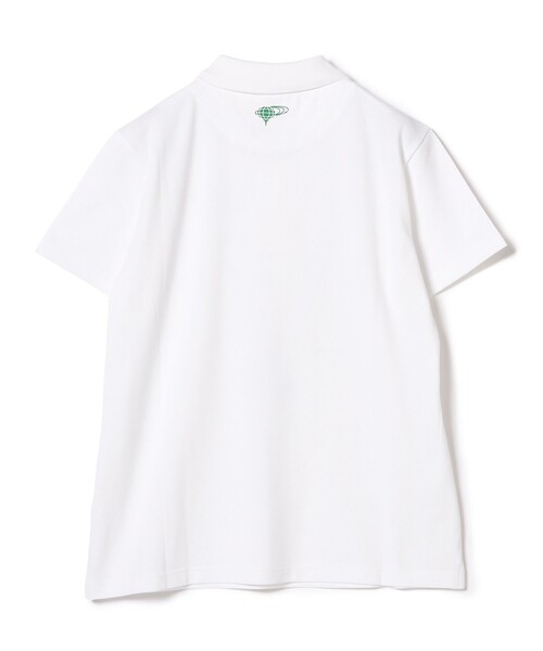 BEAMS GOLF(ビームスゴルフ)の「〈WOMEN〉 ORANGE LABEL / USシリーズ SQR ストレッチ鹿の子 ポロシャツ(吸水速乾・UVカット)(ポロシャツ・レディース・ネイビー/ホワイト・LARGE/SMALL/MEDIUM)」の11枚目の写真
