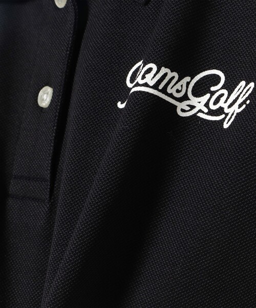 BEAMS GOLF(ビームスゴルフ)の「〈WOMEN〉 ORANGE LABEL / USシリーズ SQR ストレッチ鹿の子 ポロシャツ(吸水速乾・UVカット)(ポロシャツ・レディース・ネイビー/ホワイト・LARGE/SMALL/MEDIUM)」の21枚目の写真