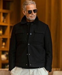 AKM Contemporary | 【WEB・直営店限定】AKM Contemporary(エイケイエムコンテンポラリー)ワッフル フラップポケット ダウンジャケット(保温性/軽量)(ダウンジャケット/コート)