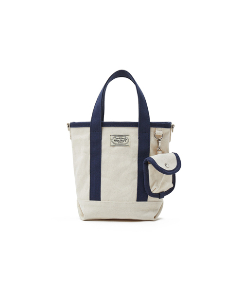 LAP（ラップ）の「EVERYDAY CANVAS TOTE BAG AR7AB401（トートバッグ・レディース・ネイビー/レッド・FREE）」の10枚目の写真