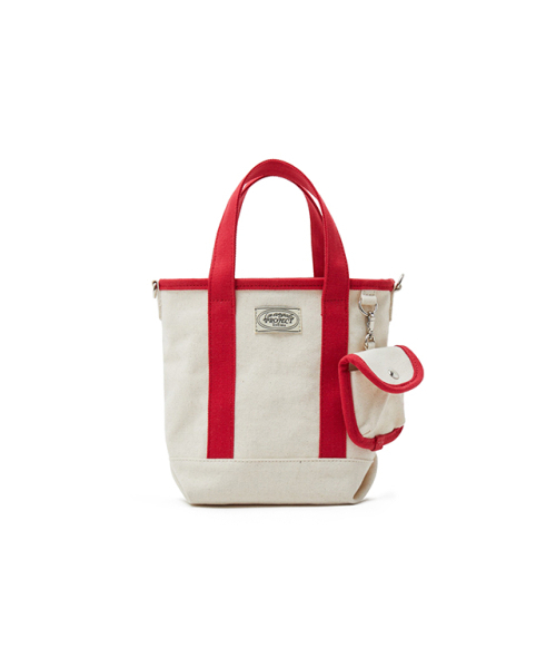 LAP（ラップ）の「EVERYDAY CANVAS TOTE BAG AR7AB401（トートバッグ・レディース・ネイビー/レッド・FREE）」の8枚目の写真