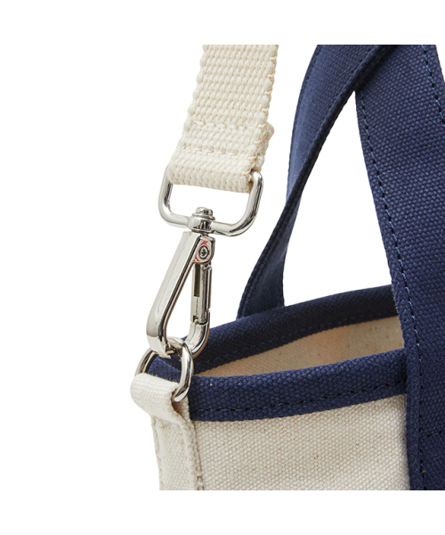 LAP（ラップ）の「EVERYDAY CANVAS TOTE BAG AR7AB401（トートバッグ・レディース・ネイビー/レッド・FREE）」の5枚目の写真