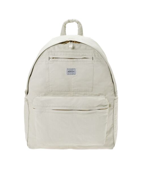 PORTER（ポーター）の「マイル デイパック（バックパック/リュック・メンズ・オフホワイト/ブラック・FREE）」の8枚目の写真