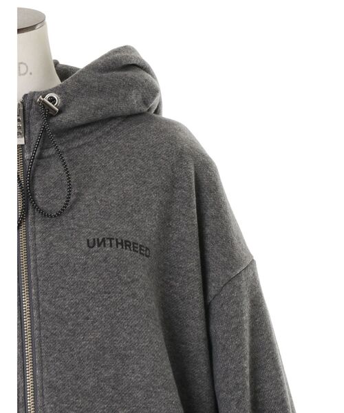 UN3D.（アンスリード）の「ARM COVER DOCKING ZIPUP HOODIE / アームカバードッキングジップアップフーディー（パーカー・レディース・ホワイト/ブラック/グレー・44/38）」の19枚目の写真