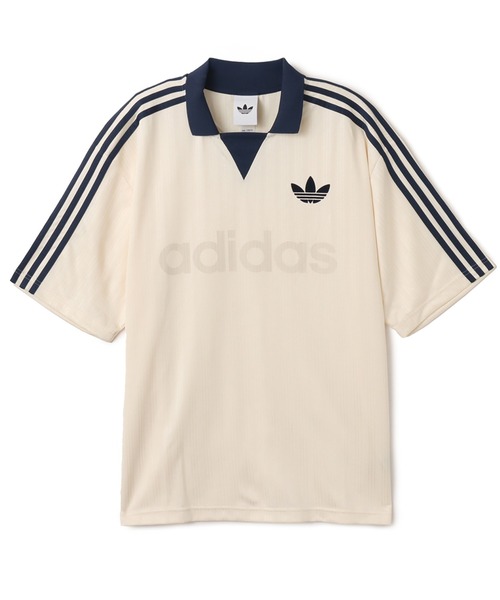 adidas(アディダス)の「adidas COLLARED GOALIE / アディダス 襟付きゴーリートップ(ポロシャツ・メンズ・ホワイト・S/M/L/XL/XXL)」の5枚目の写真