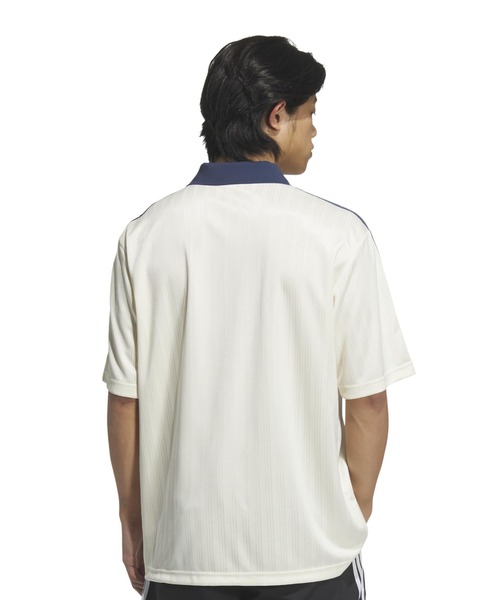 adidas(アディダス)の「adidas COLLARED GOALIE / アディダス 襟付きゴーリートップ(ポロシャツ・メンズ・ホワイト・S/M/L/XL/XXL)」の10枚目の写真