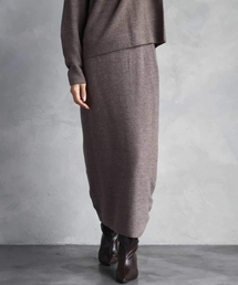 MICHEL KLEIN（ミッシェル・クラン）の「[セットアップ対応]ニットナロースカート（ニット/セーター・レディース）」