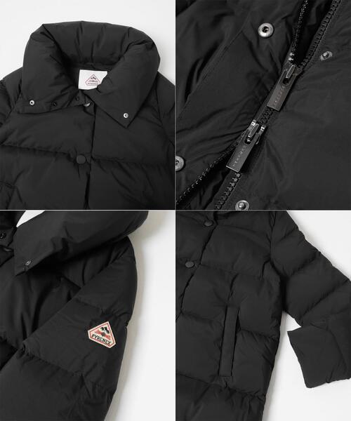 Pyrenex（ピレネックス）の「PYRENEX　ELAURA 2（ダウンジャケット/コート・レディース・ブラック/チャコールグレー・36）」の10枚目の写真