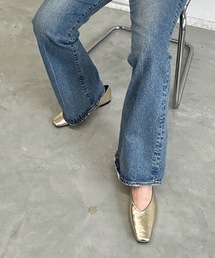 TONER（トナー）の「エッジフラットシューズ（パンプス）」