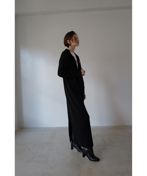 TRUNC(トランクエイティーエイト)の「Hoodie Knit Dress(ワンピース・レディース・ブラウン/ブラック・FREE)」の14枚目の写真
