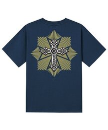 KTN0061 クロスガット 半袖Tシャツ - ネイビー