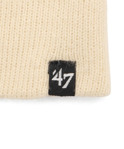 '47（フォーティーセブン）の「’47BRANDフォーティーセブン ニット帽 ビーニー NYニューヨークヤンキース（ニットキャップ/ビーニー・メンズ・ブラック/ブラック系/ホワイト/レッド・FREE）」の16枚目の写真