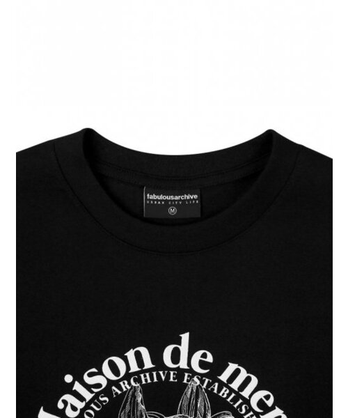 FABULOUS ARCHIVE（ファビュラスアーカイブ）の「ウィメンズルリスリラックスクロップTシャツブラックホワイト(FCC2TS385W)（Tシャツ/カットソー・レディース・ホワイト・SMALL/MEDIUM）」の5枚目の写真