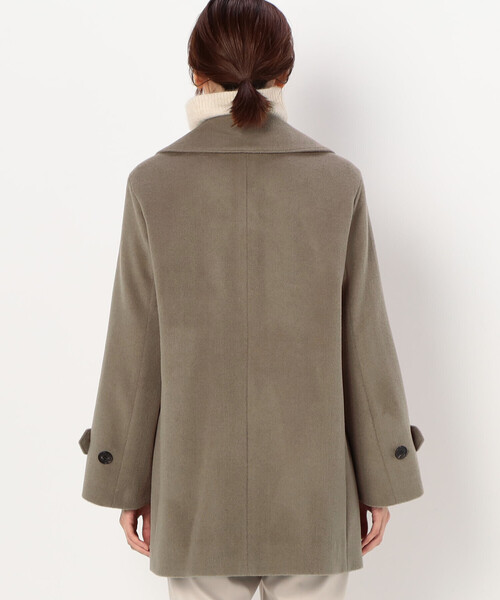 K.T KIYOKO TAKASE(キヨコタカセ)の「〔 Sサイズ 〕 アンゴラウール ピーコート(ピーコート・レディース・ブラック・5号)」の16枚目の写真