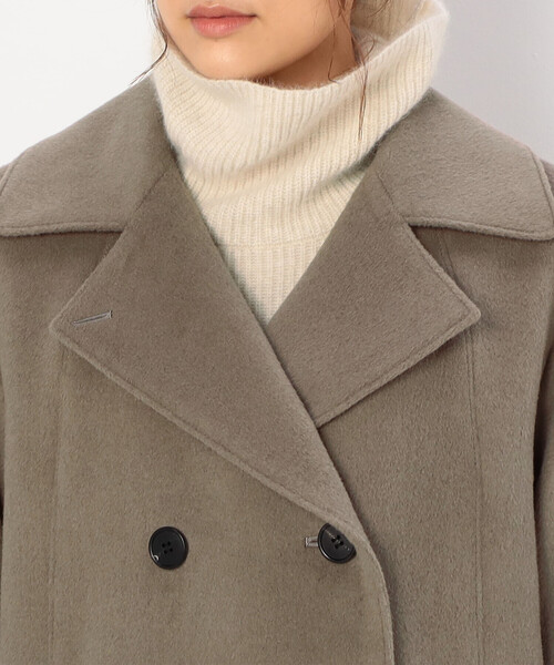 K.T KIYOKO TAKASE(キヨコタカセ)の「〔 Sサイズ 〕 アンゴラウール ピーコート(ピーコート・レディース・ブラック・5号)」の17枚目の写真